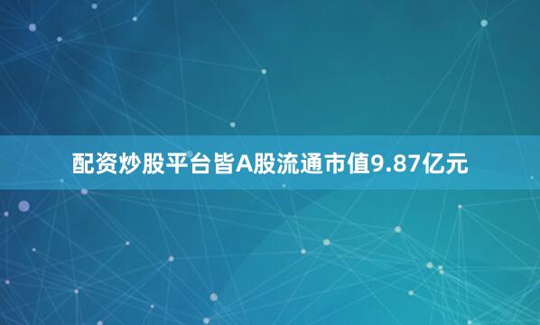 配资炒股平台皆A股流通市值9.87亿元